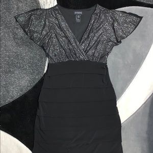 LBD - little black dress + some shine